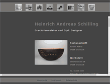 Tablet Screenshot of h-a-schilling.de